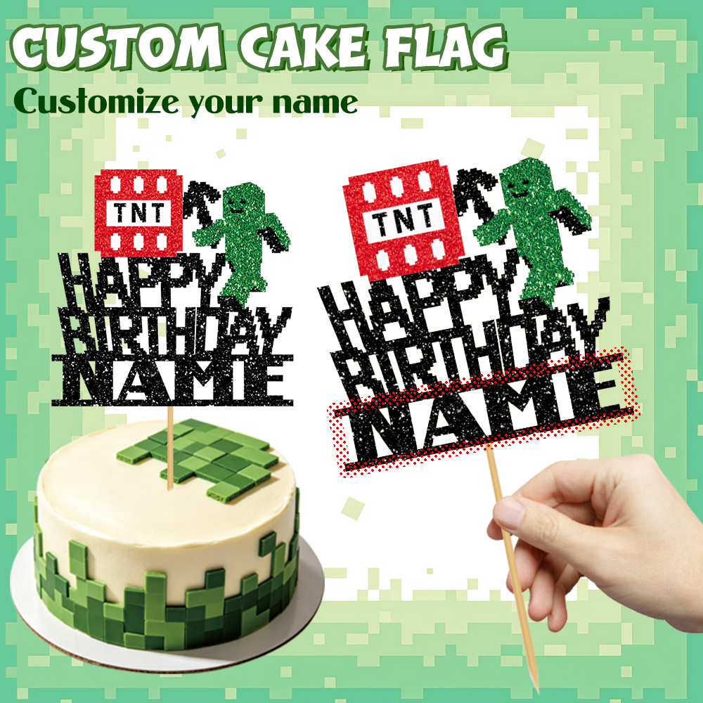 Party Games Minecraft - 1/3/6 Pcs Of Glitter Minecraft Game