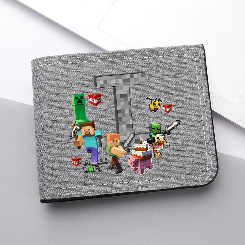 Party Games Minecraft - Game Minecrafted Men Short Wallet Boy