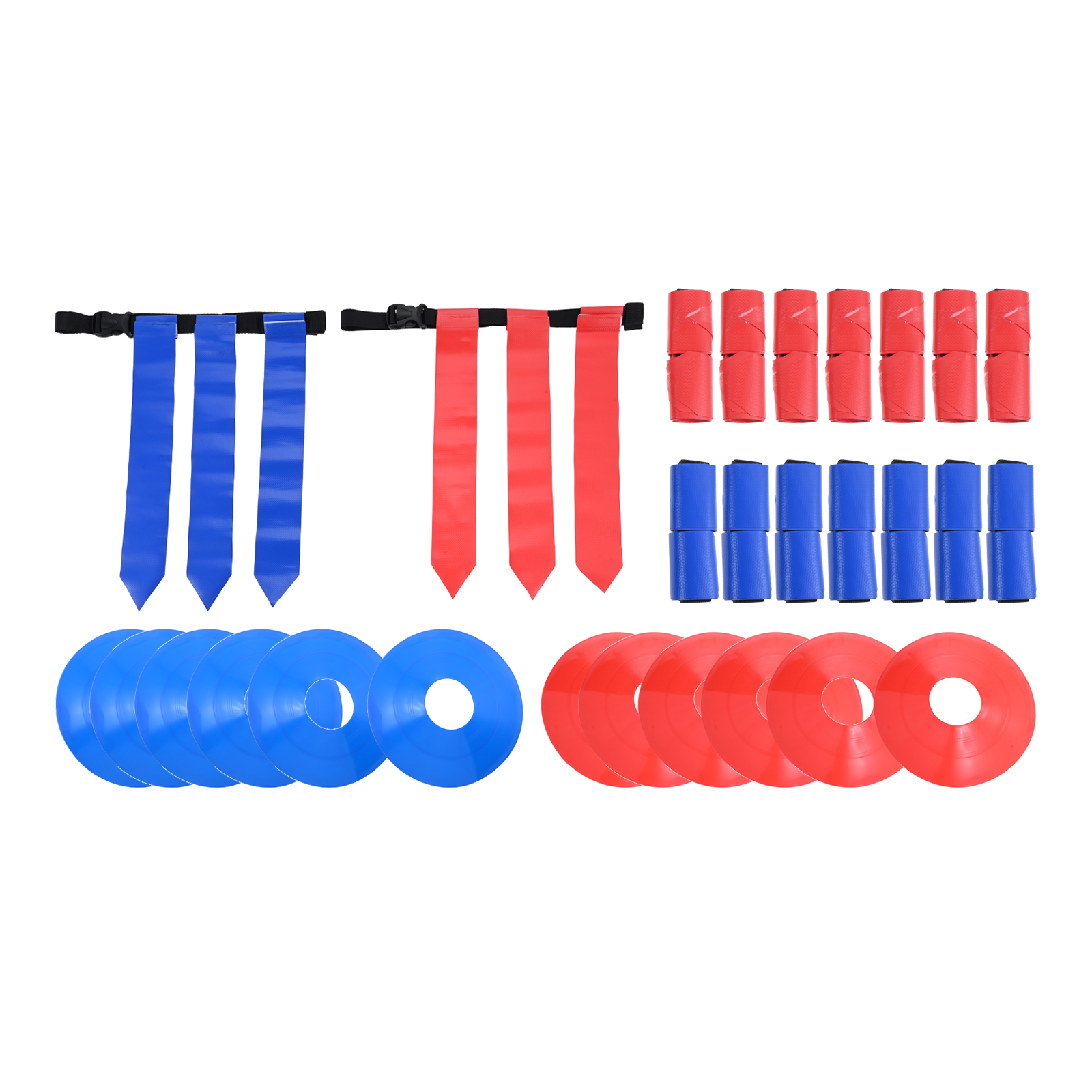 Capture Flag Set - Adjustable Flag Football Belts with Flags