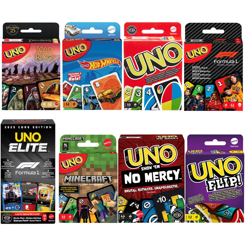 Party Games Minecraft - UNO Filp Playing Cards games,Super Mario,Minecraft,Lord