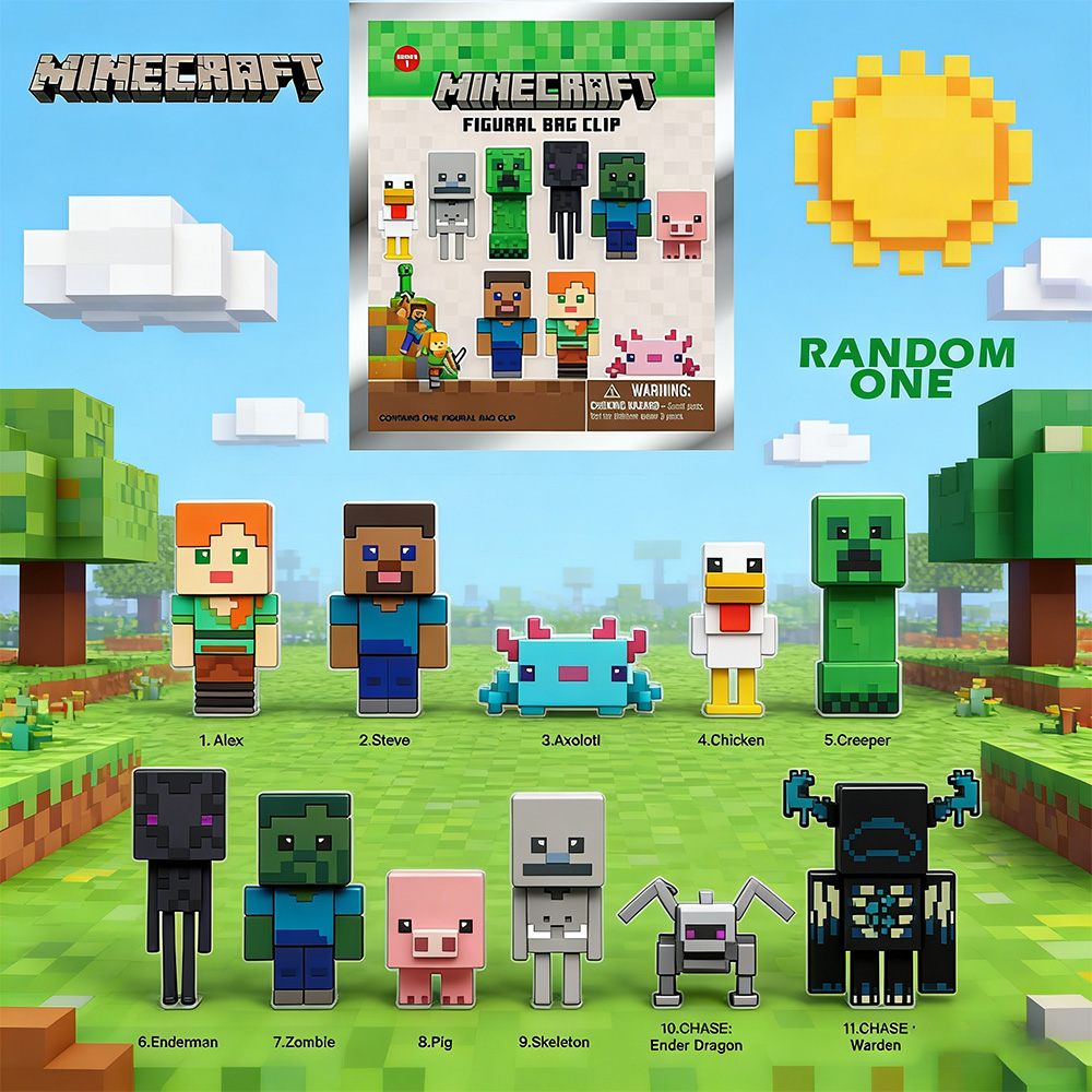 Party Games Minecraft - 1PC Minecraft Officially Licensed Alex Creeper