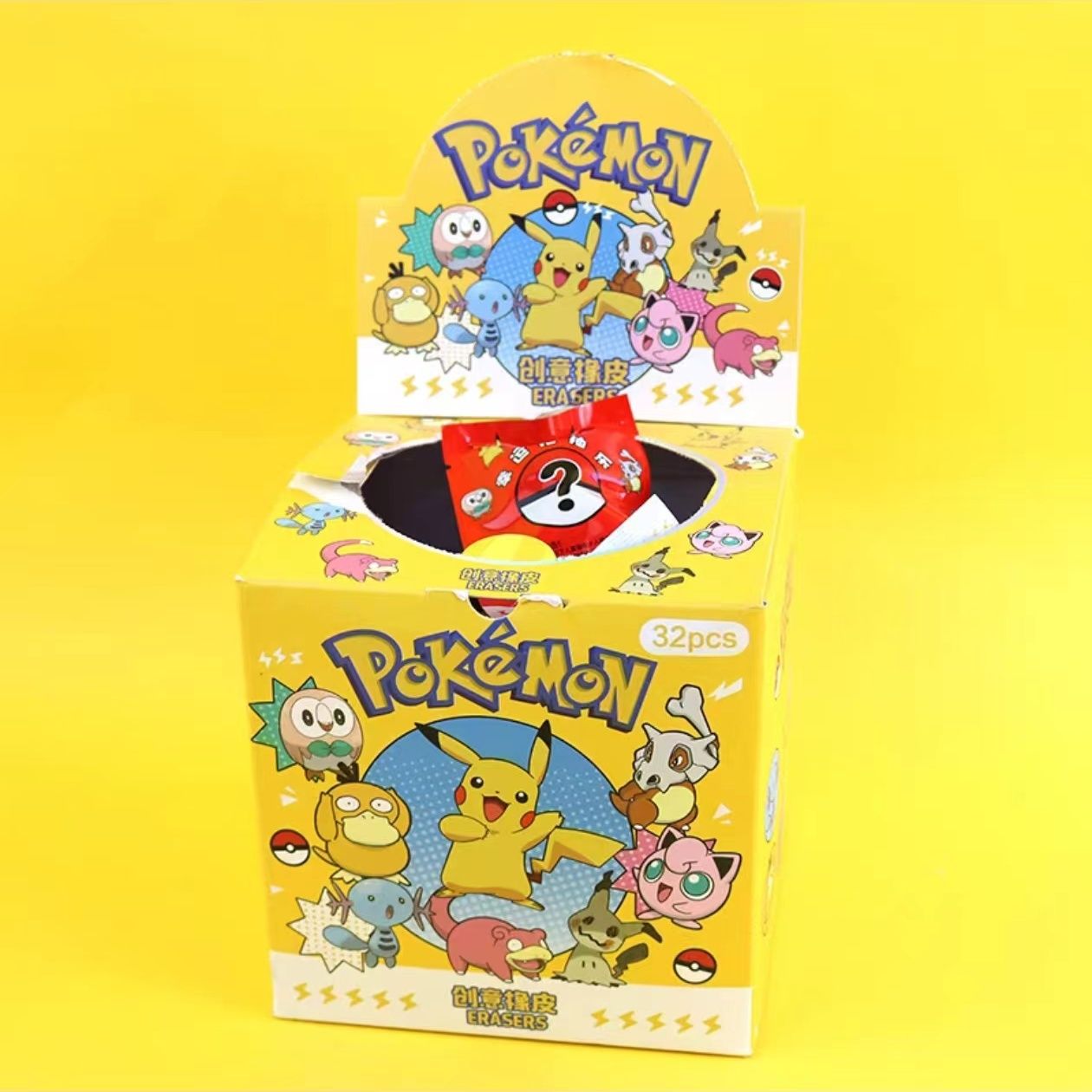 Party Games Box - Pokemon Blind Bag Eraser Surprise Box