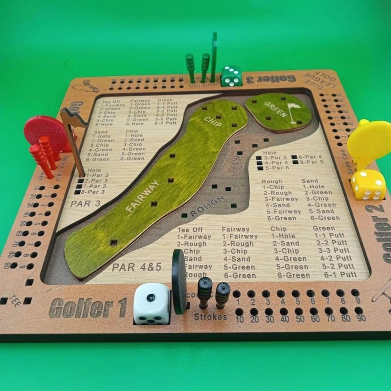 Golf Dice Game Wooden Challeng - огляд і ціна Party Games Console