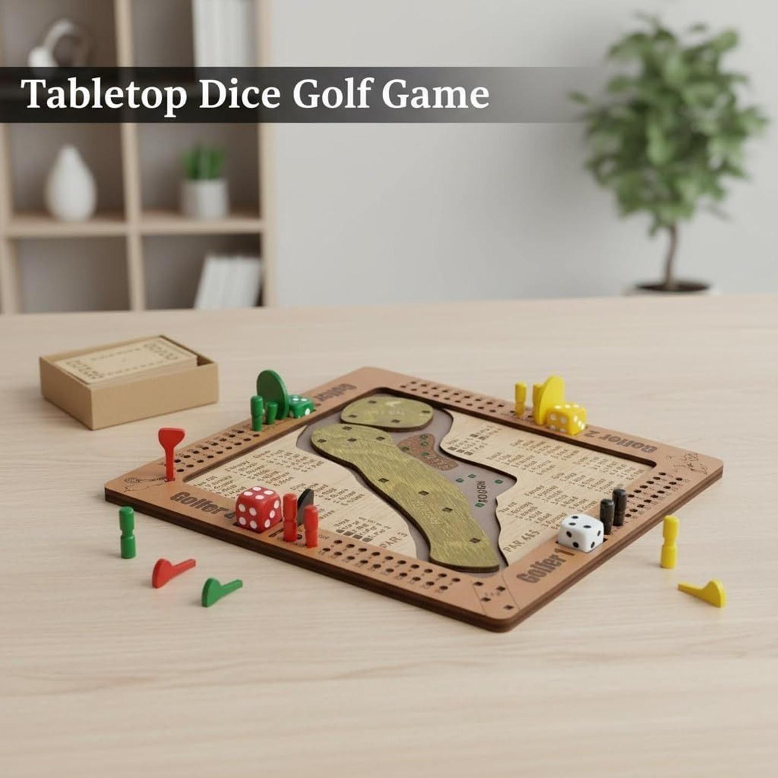 Golf Dice Game Wooden Challeng - огляд і ціна Party Games Console