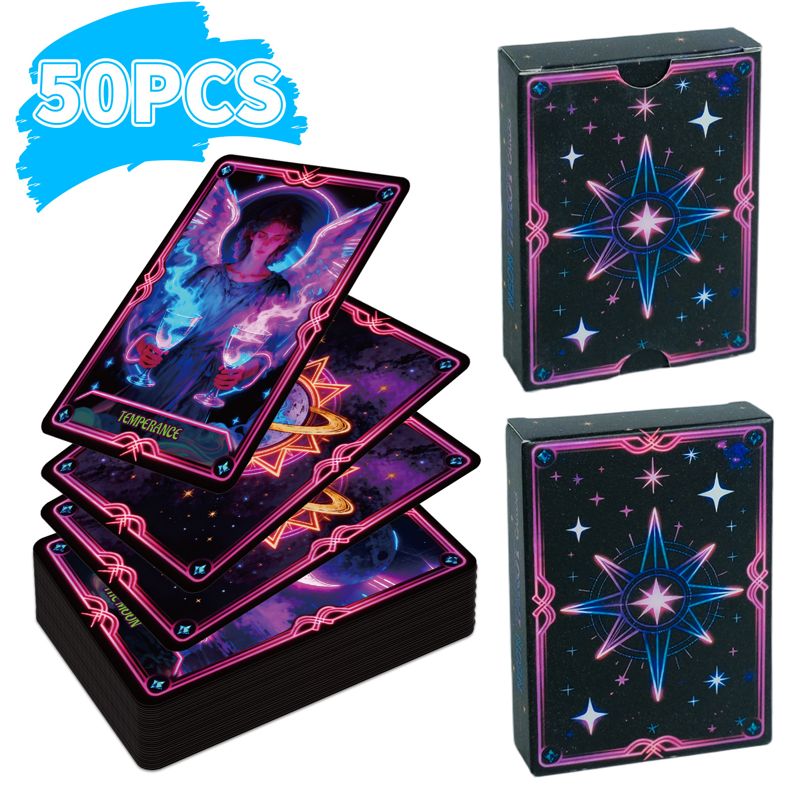 50PCS Neon Theme Tabletop Game - огляд і ціна Party Games Entertainer