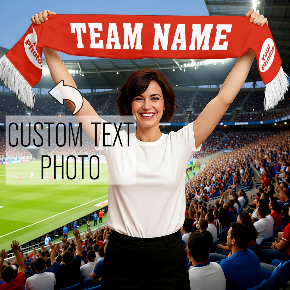 1pc Custom Team Fan Scarf - Pe - огляд і ціна Party Games Bridal Shower