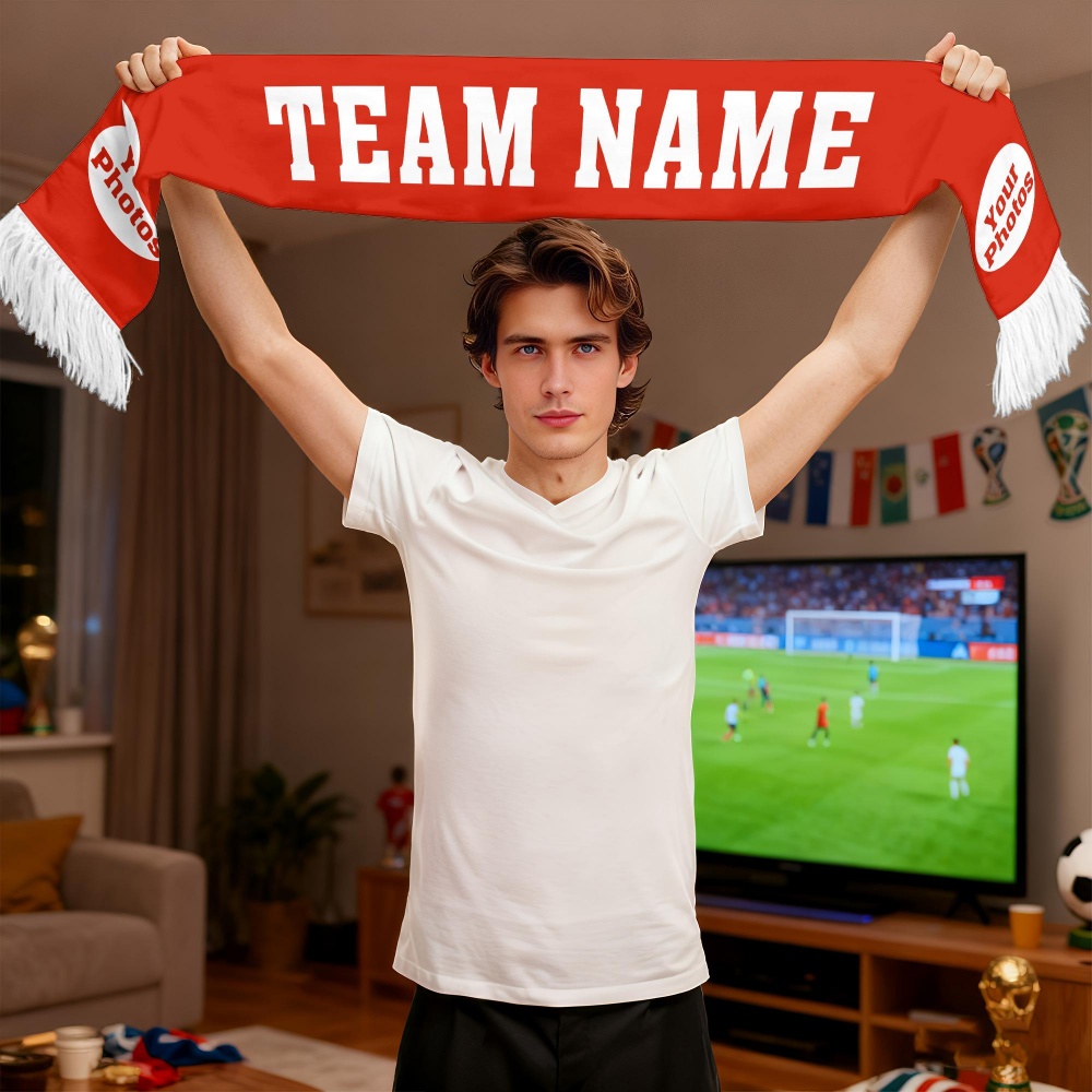 1pc Custom Team Fan Scarf - Pe - огляд і ціна Party Games Bridal Shower