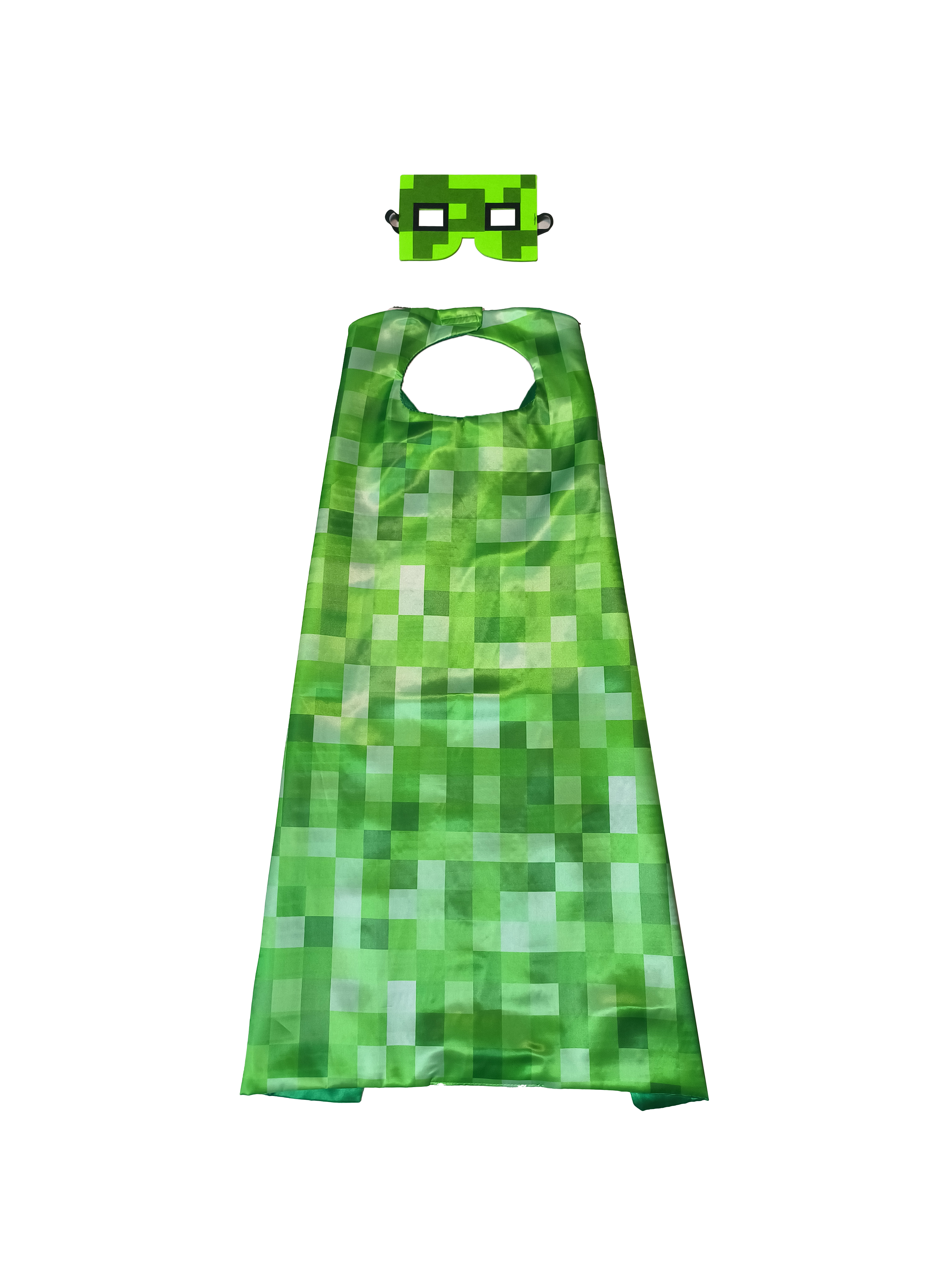 Green Pixelated Plaid Cape & M - огляд і ціна Party Games Minecraft