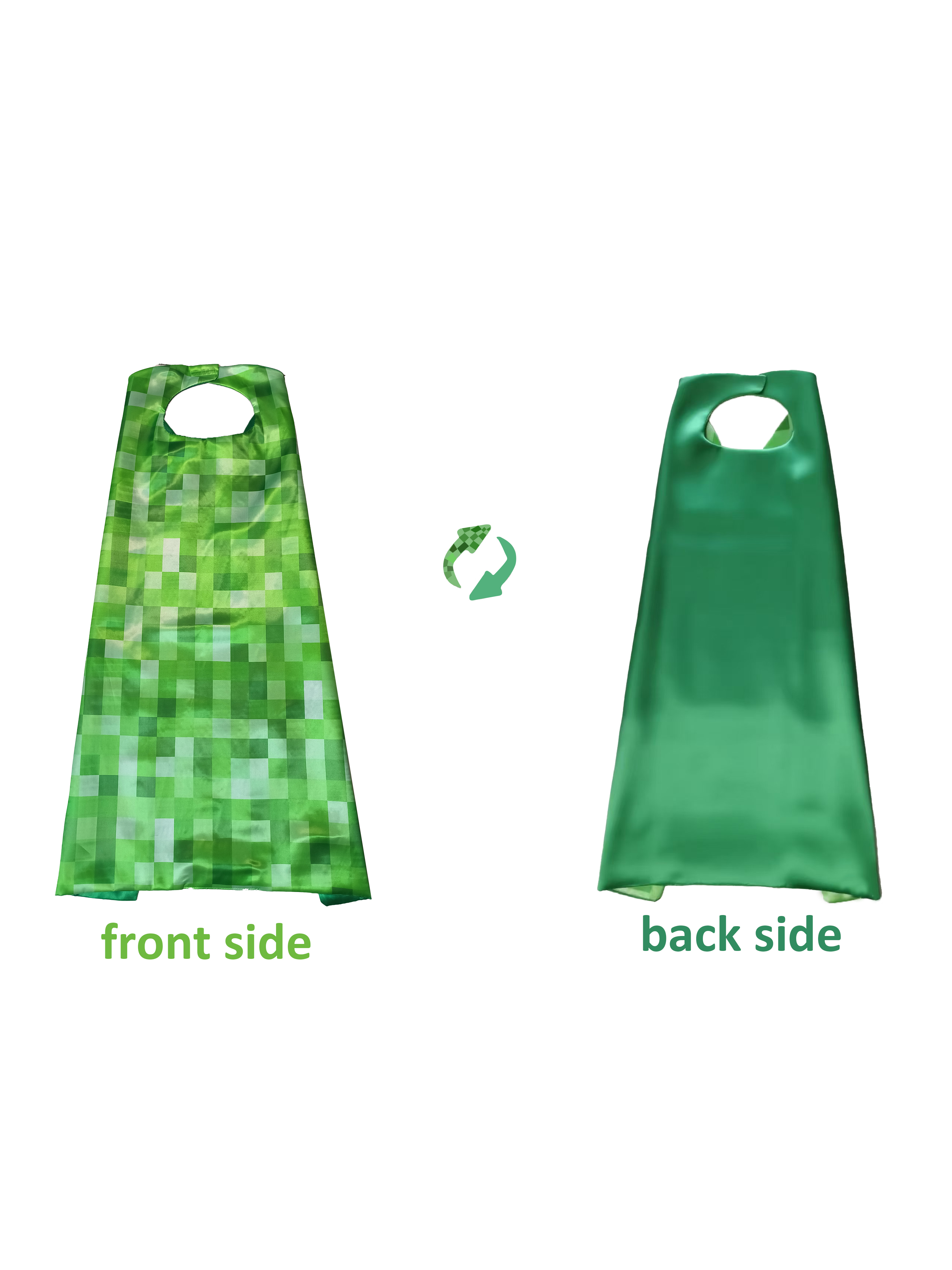 Green Pixelated Plaid Cape & M - огляд і ціна Party Games Minecraft