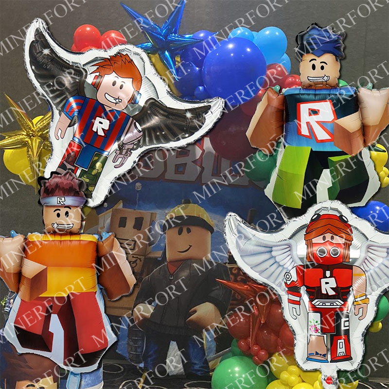 2pcs Cartoon Robloxed Aluminum - огляд і ціна Party Games Bridal Shower