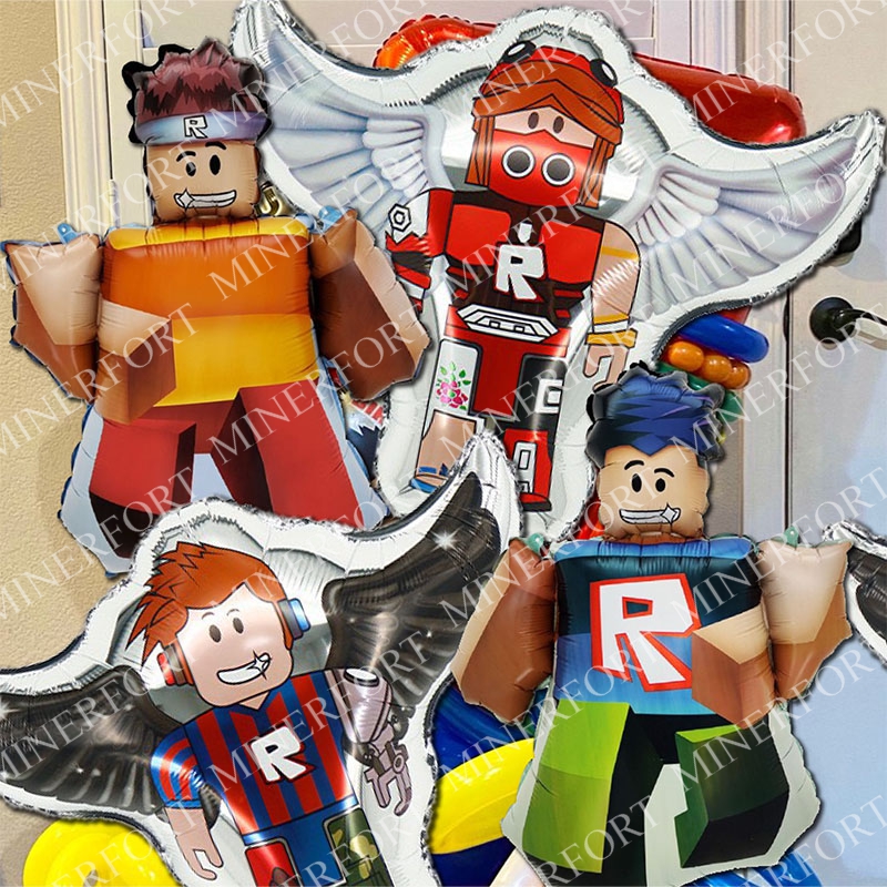 2pcs Cartoon Robloxed Aluminum - огляд і ціна Party Games Bridal Shower