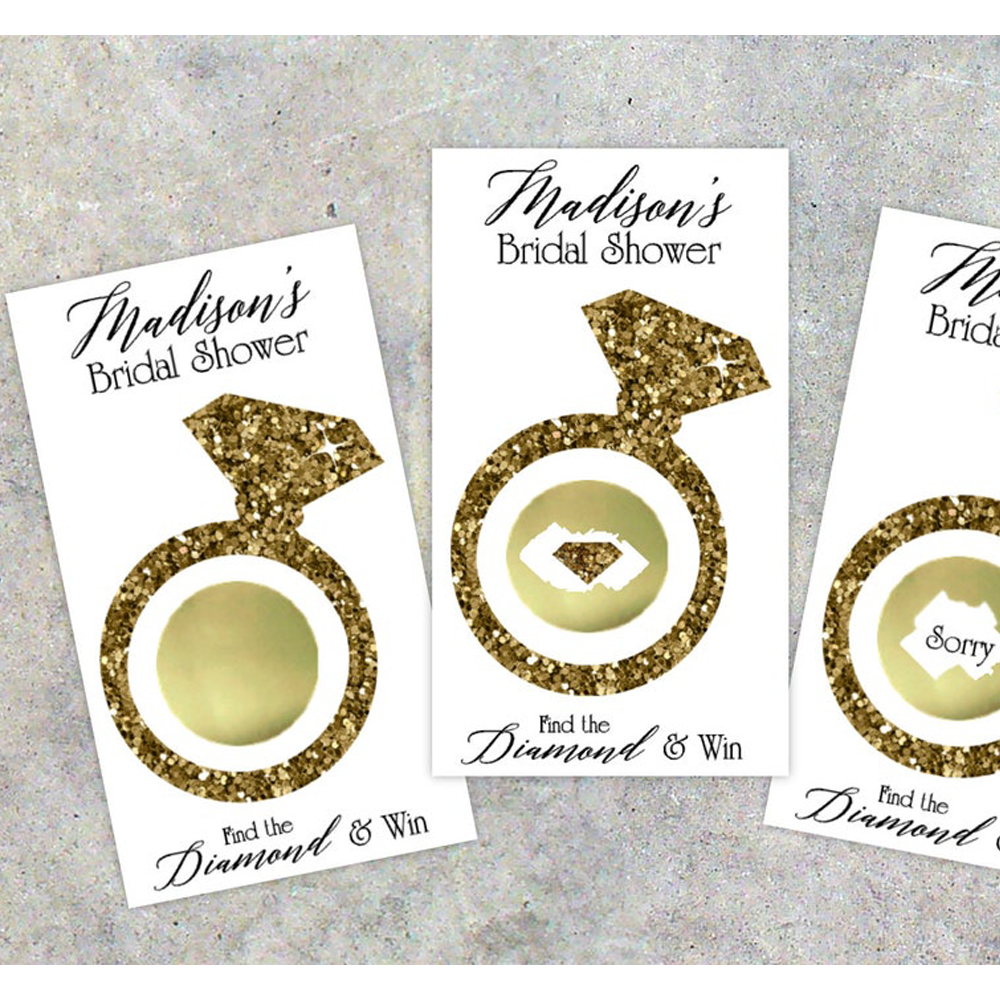 Bridal Shower Scratch Off Game - огляд і ціна Party Games Bridal Shower