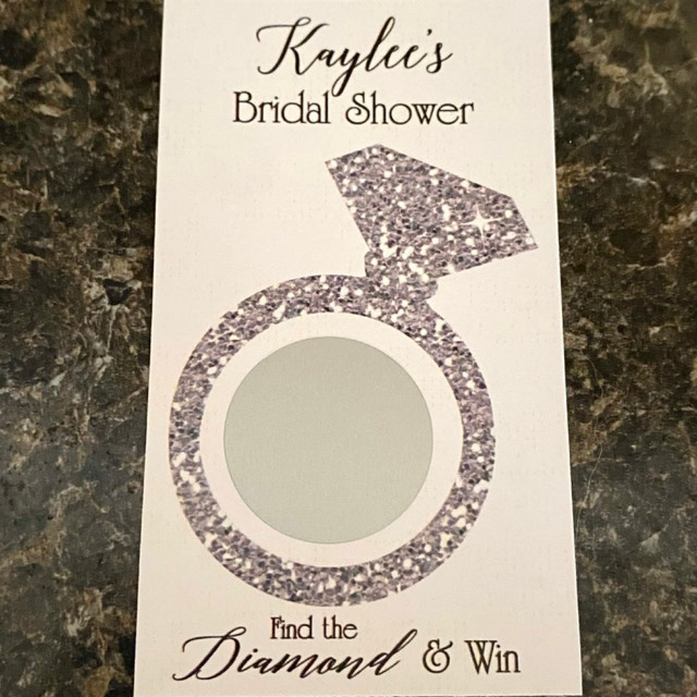 Bridal Shower Scratch Off Game - огляд і ціна Party Games Bridal Shower
