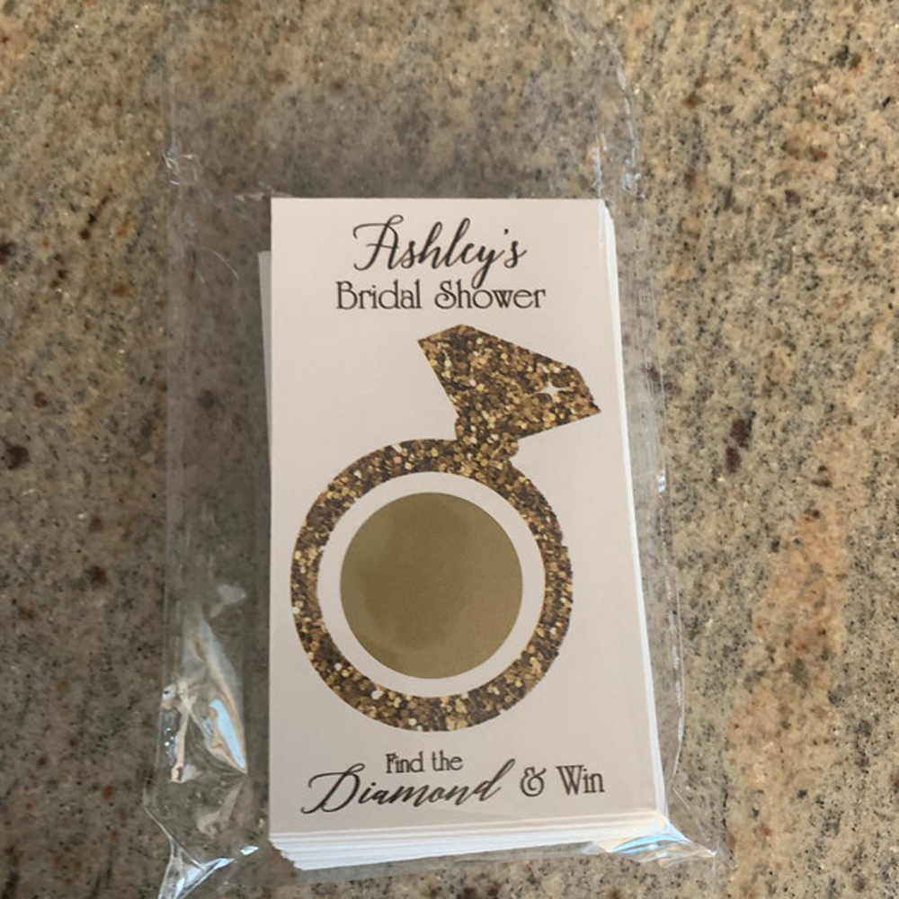 Bridal Shower Scratch Off Game - огляд і ціна Party Games Bridal Shower