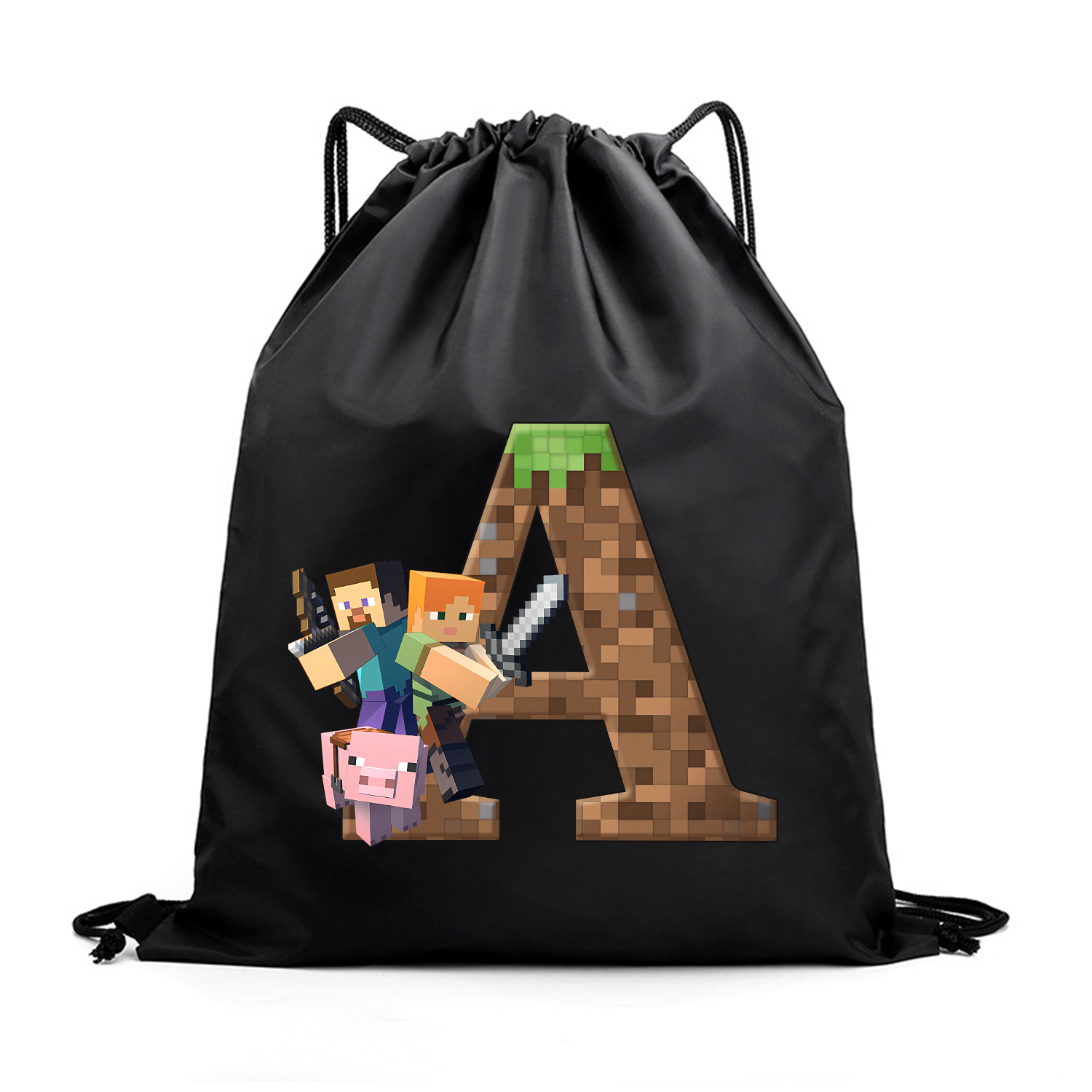 Hot Pixel Game Drawstring Bag  - огляд і ціна Party Games Minecraft