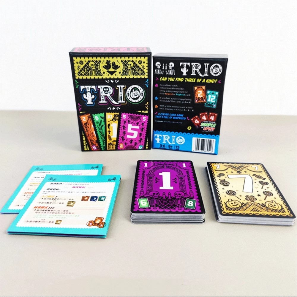 Strategic Card Board Game TRIO - огляд і ціна Party Games Entertainer