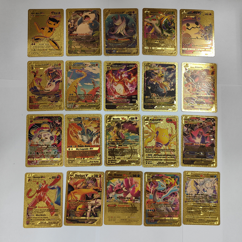 55PCS Pokemon Cards Vmax GX Go - огляд і ціна Party Games Box