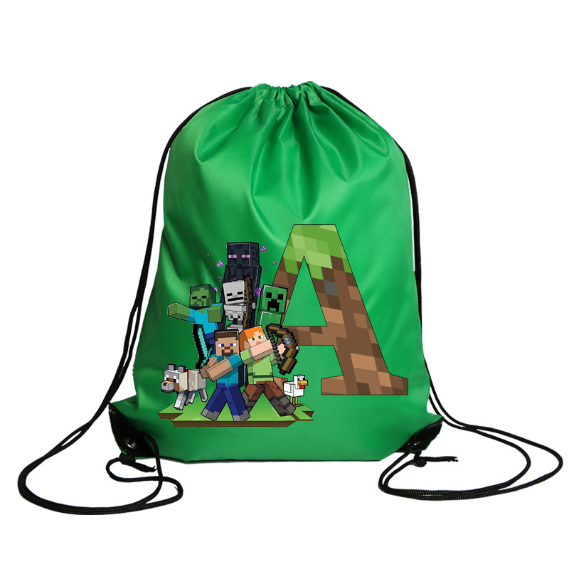 New Minecrafted Drawstring Bag - огляд і ціна Party Games Minecraft