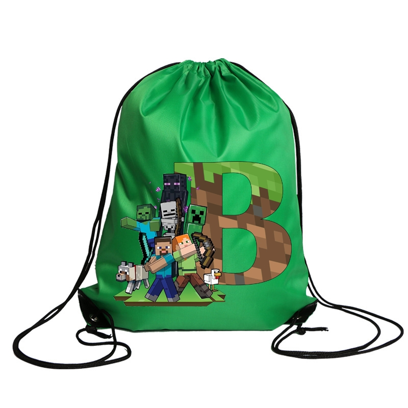 New Minecrafted Drawstring Bag - огляд і ціна Party Games Minecraft