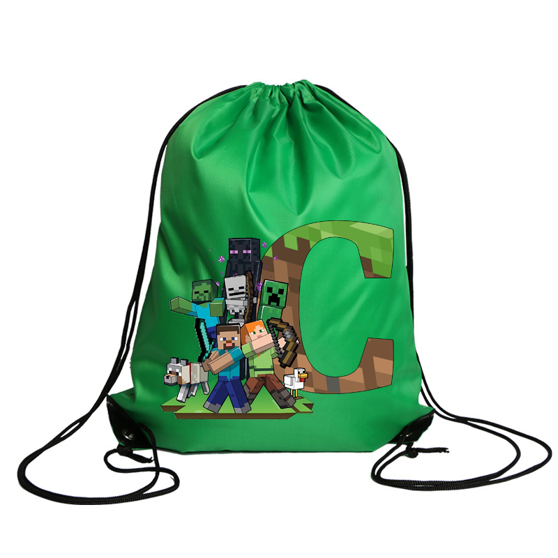 New Minecrafted Drawstring Bag - огляд і ціна Party Games Minecraft
