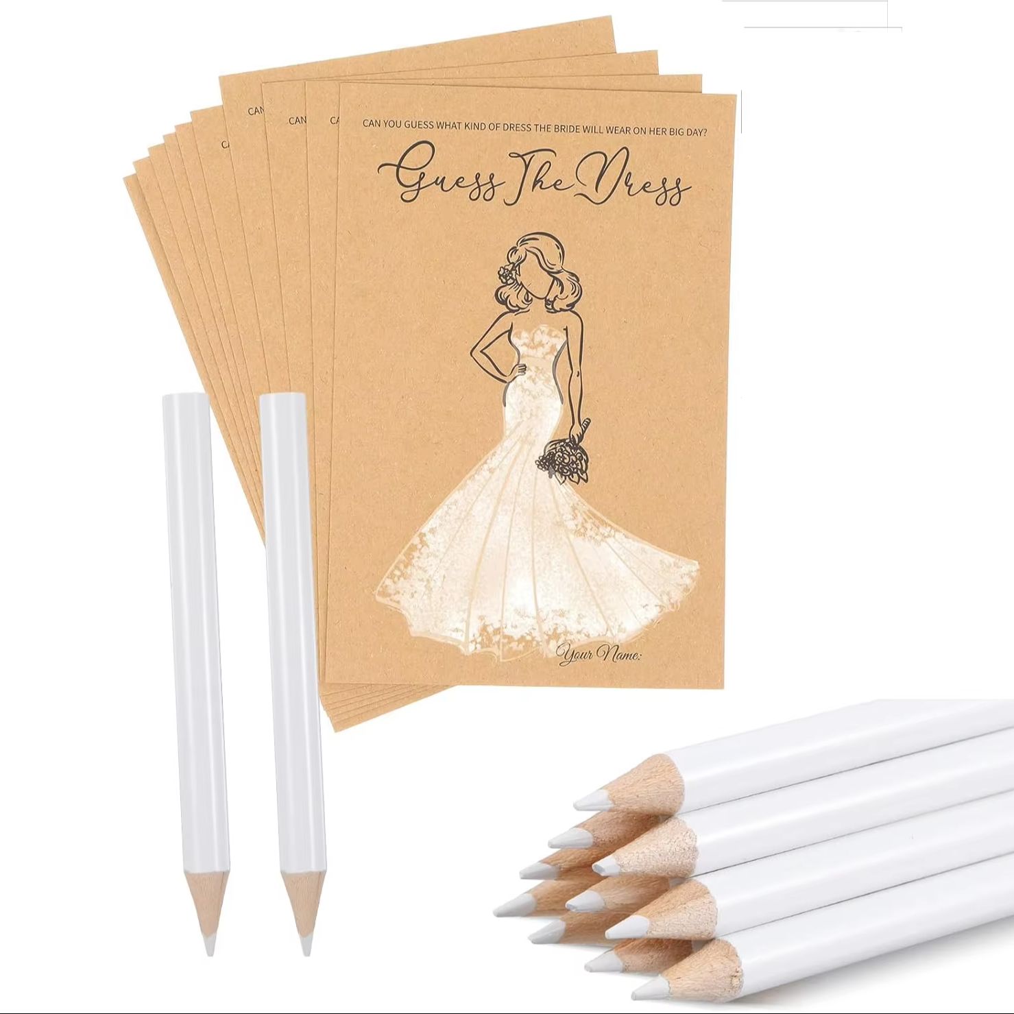 10 Sets Bridal Shower Game Kit - огляд і ціна Party Games Bridal Shower