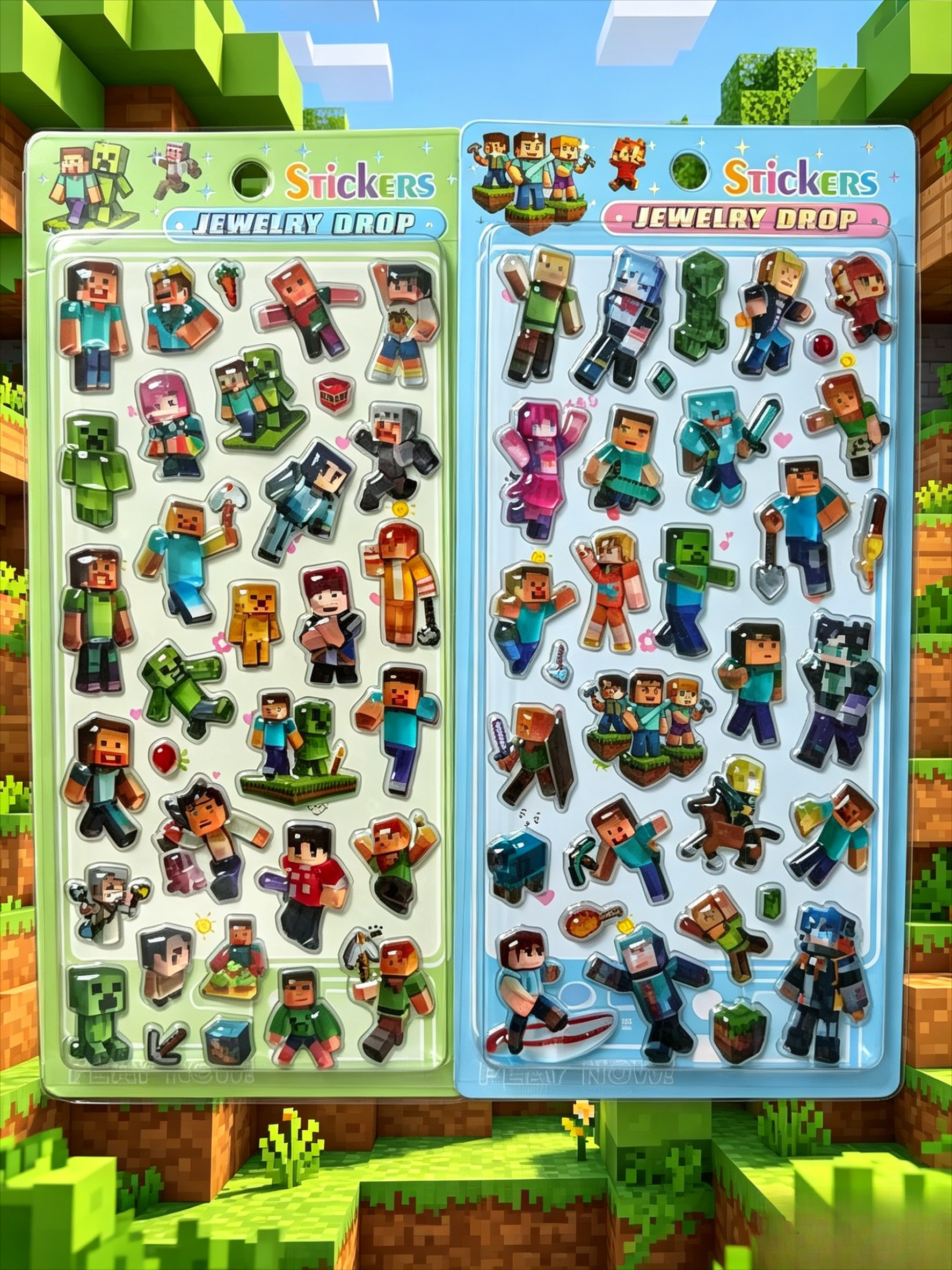 Minecraft Game Epoxy 3D Puffy  - огляд і ціна Party Games Minecraft