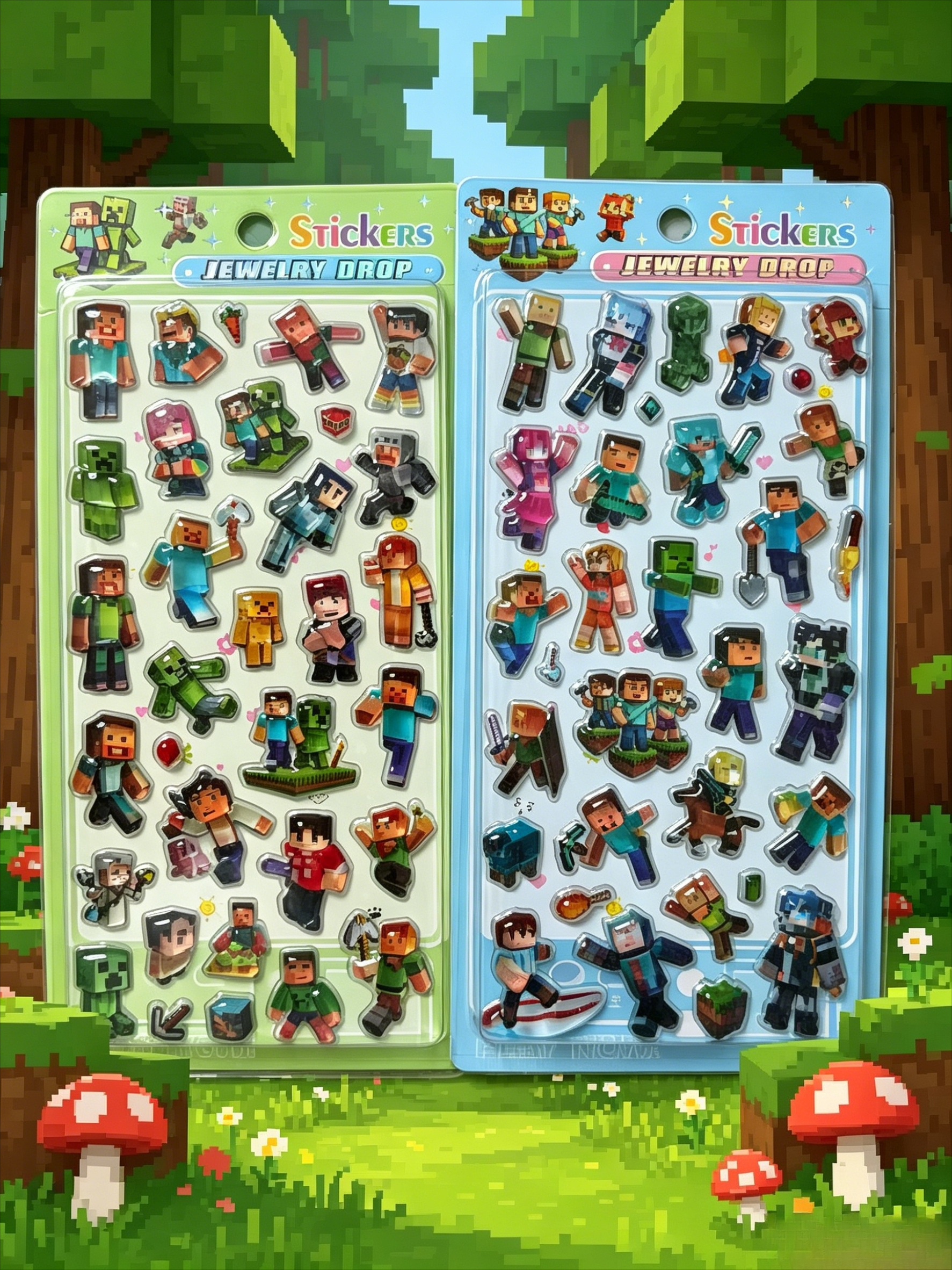 Minecraft Game Epoxy 3D Puffy  - огляд і ціна Party Games Minecraft