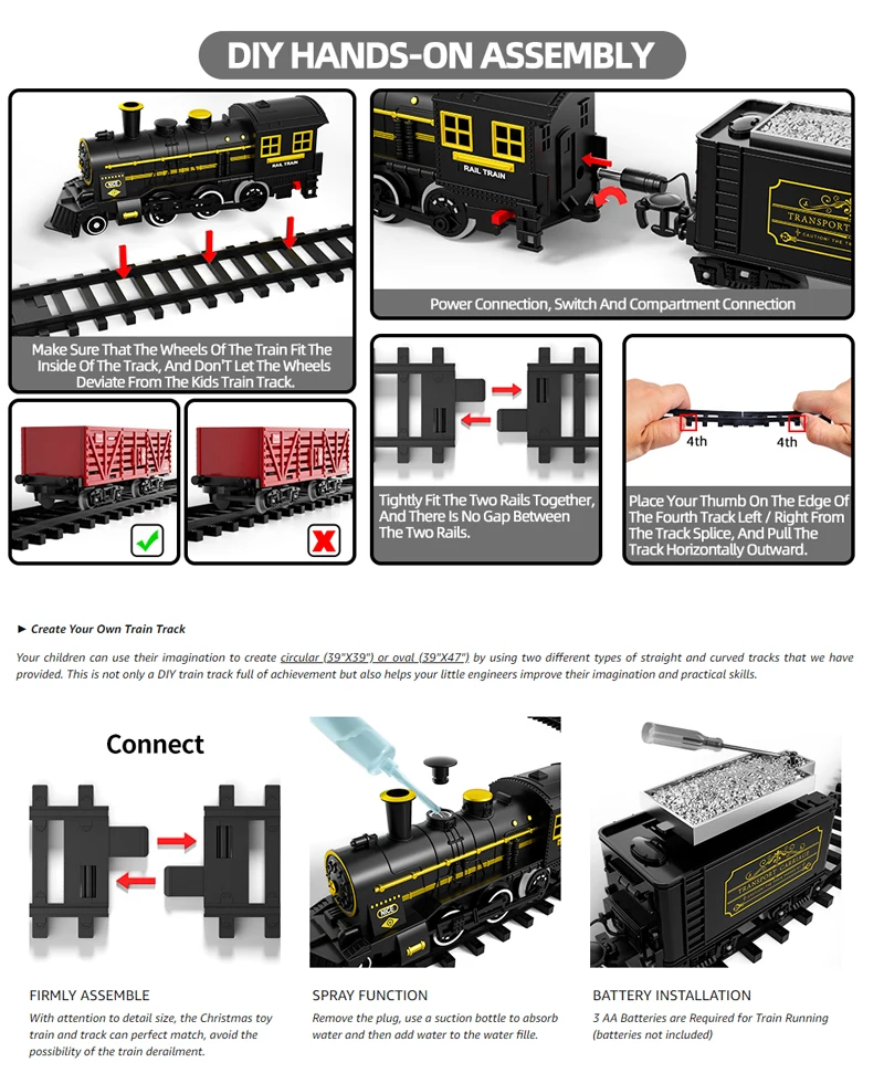 Kids Electric Steam Train Toy  - огляд і ціна Party Games Steam