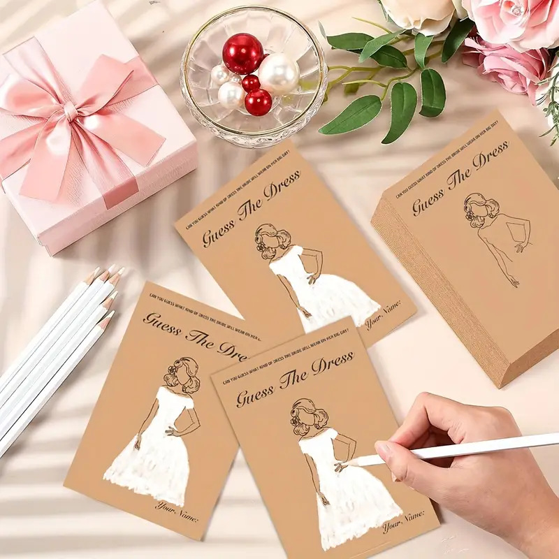 20pcs/Set Funny Guess The Dres - огляд і ціна Party Games Bridal Shower
