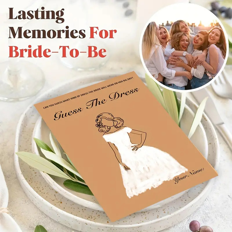 20pcs/Set Funny Guess The Dres - огляд і ціна Party Games Bridal Shower