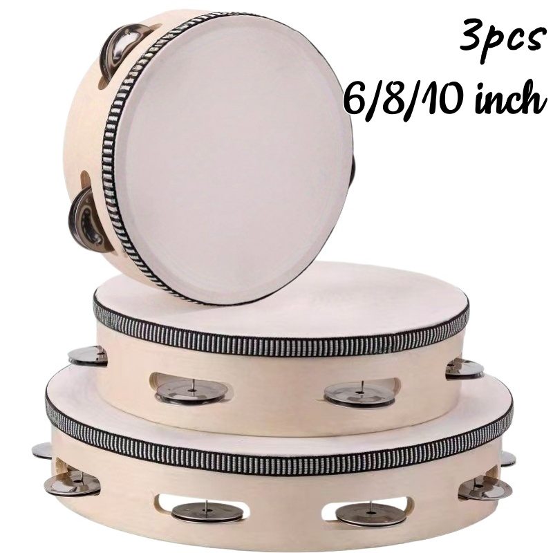 1/3pcs Wooden Tambourine 6/8/1 - огляд і ціна Party Games Console