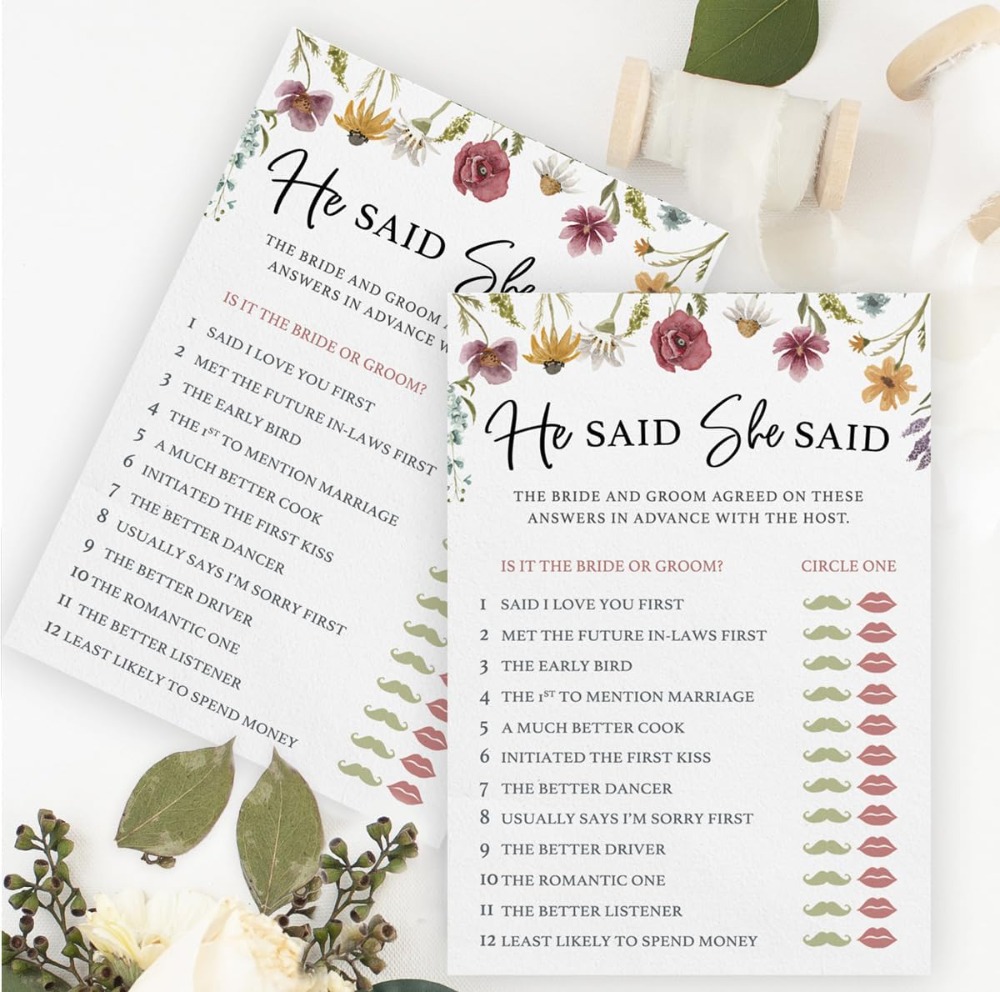 Printed Party Bridal Shower Ga - огляд і ціна Party Games Bridal Shower
