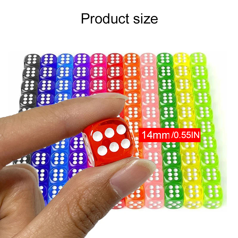 10pcs 14mm Round Corner Game D - огляд і ціна Party Games Console