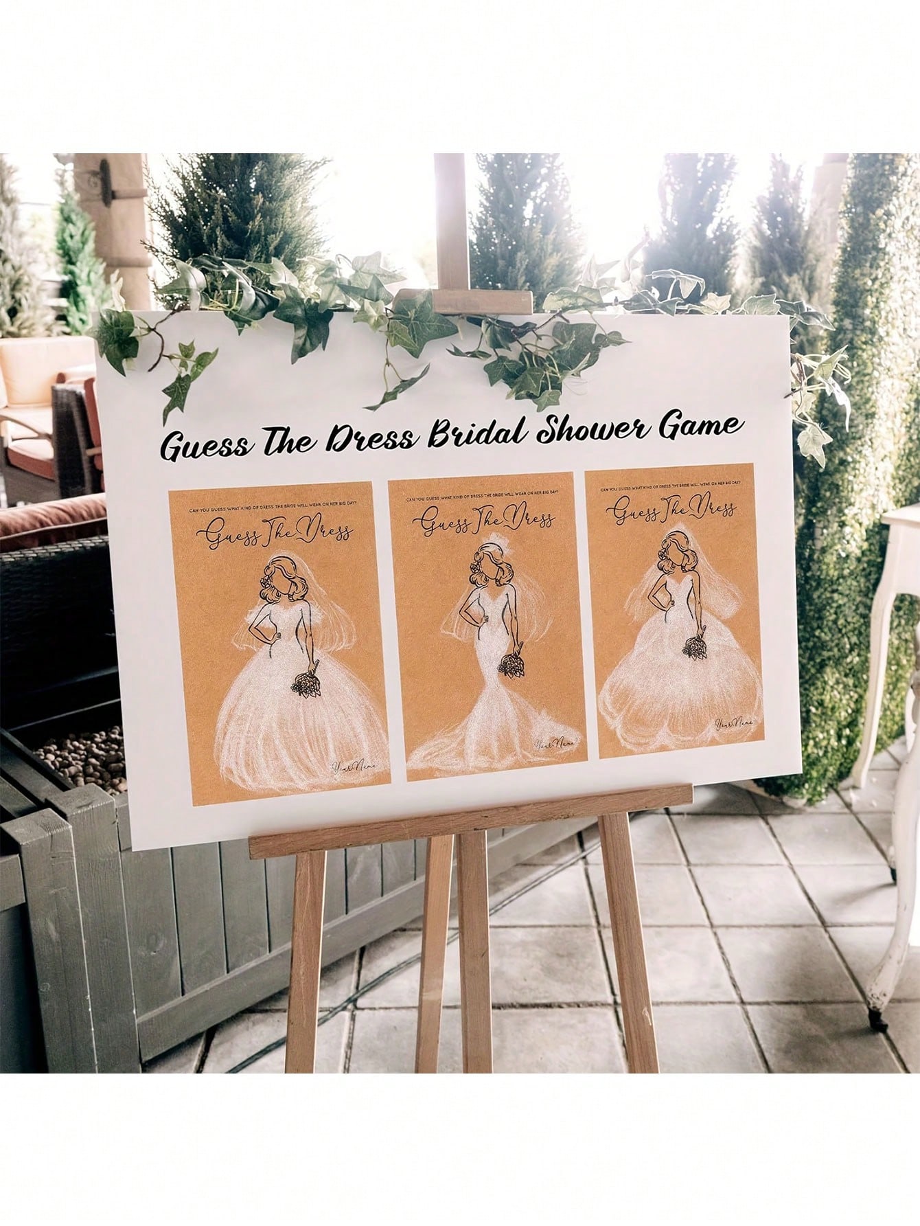 20/40pcs Dress Guessing Bridal - огляд і ціна Party Games Bridal Shower