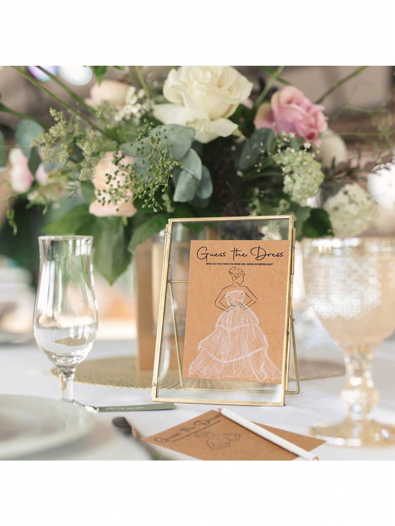 20/40pcs Dress Guessing Bridal - огляд і ціна Party Games Bridal Shower