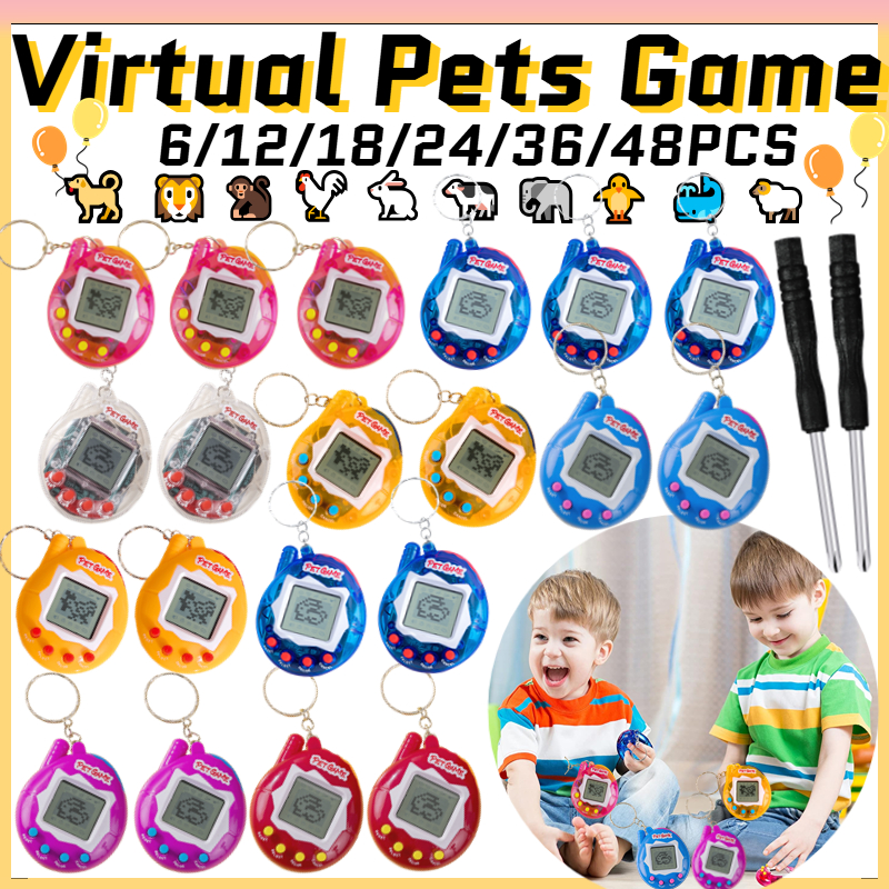 6-48PCS Virtual Pet Keychain D - огляд і ціна Party Games Console