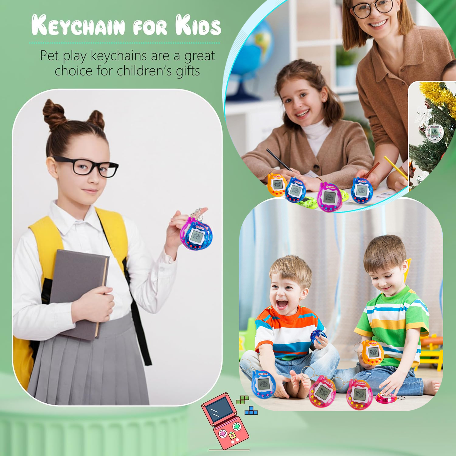 6-48PCS Virtual Pet Keychain D - огляд і ціна Party Games Console
