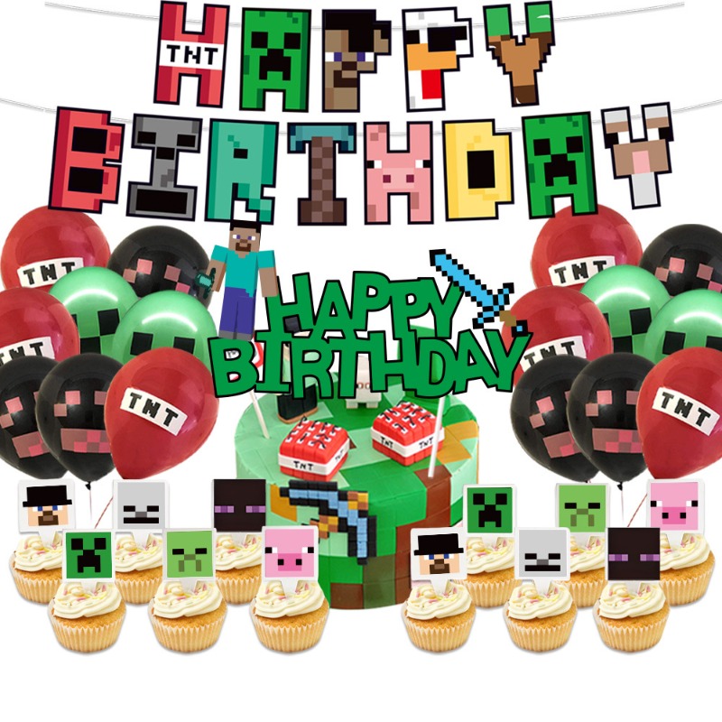 New Hot Game Minecrafts Birthd - огляд і ціна Party Games Minecraft