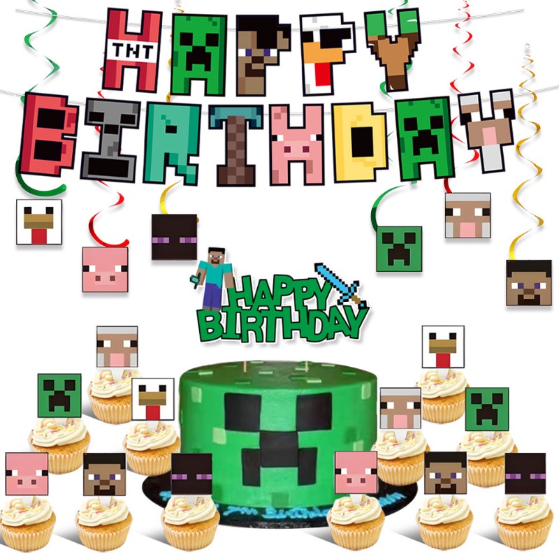 New Hot Game Minecrafts Birthd - огляд і ціна Party Games Minecraft