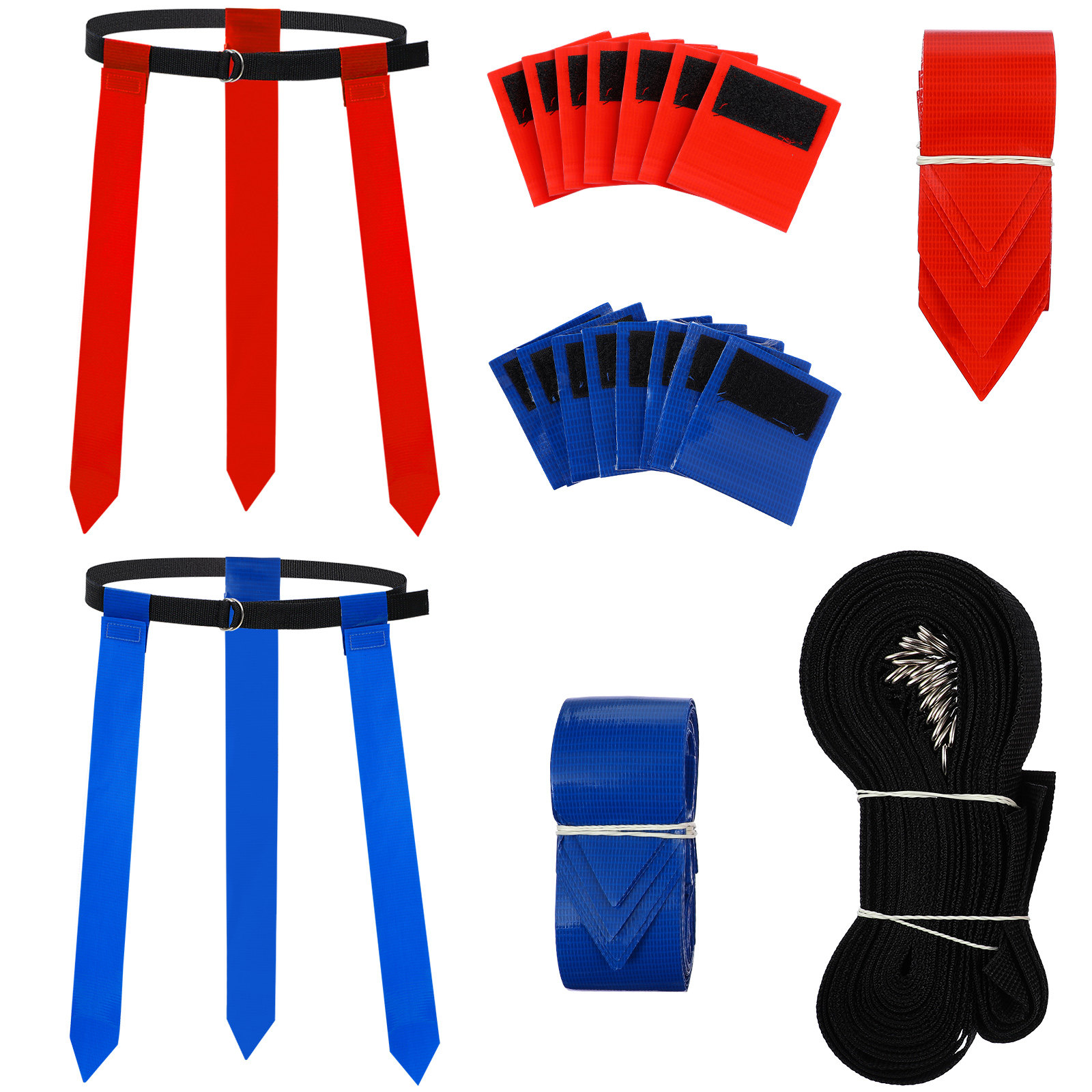 10Pcs Football Flag Set Adjust - огляд і ціна Capture Flag Set