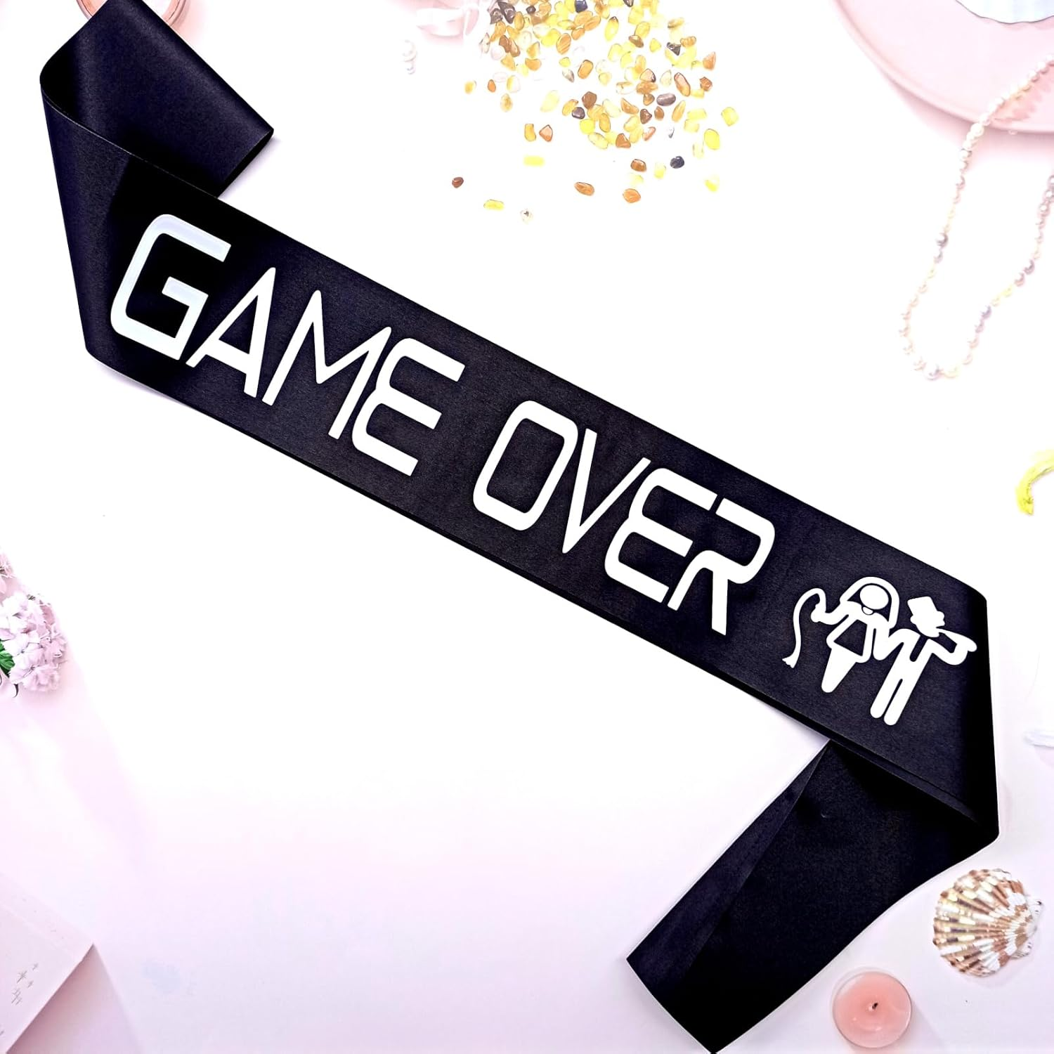 1pcs Game Over Groom To Be Gro - огляд і ціна Party Games Bridal Shower
