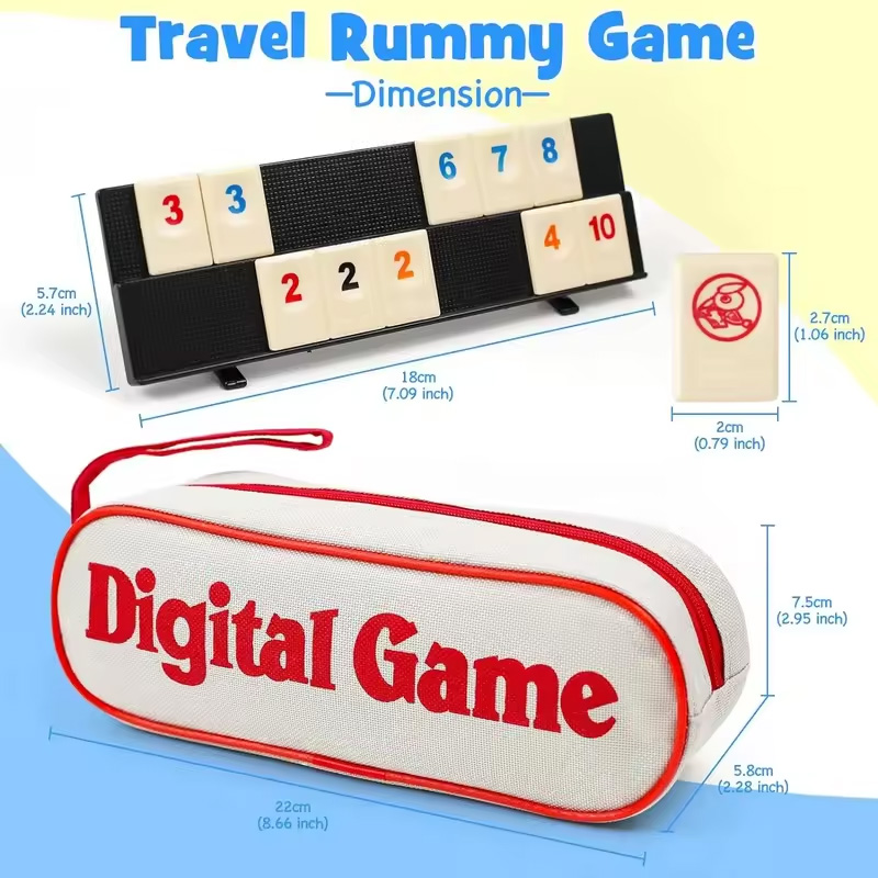 Rummy Cube Game with 4 Racks,R - огляд і ціна Party Games Steam