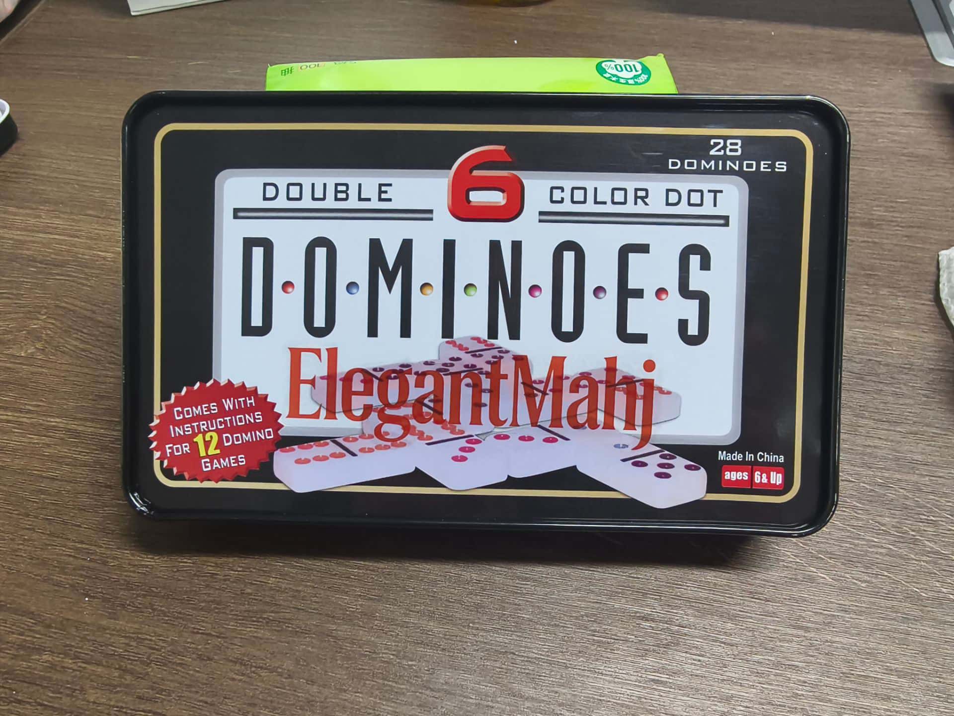 ElegantMahj Double Six Dominoe - огляд і ціна Party Games Box