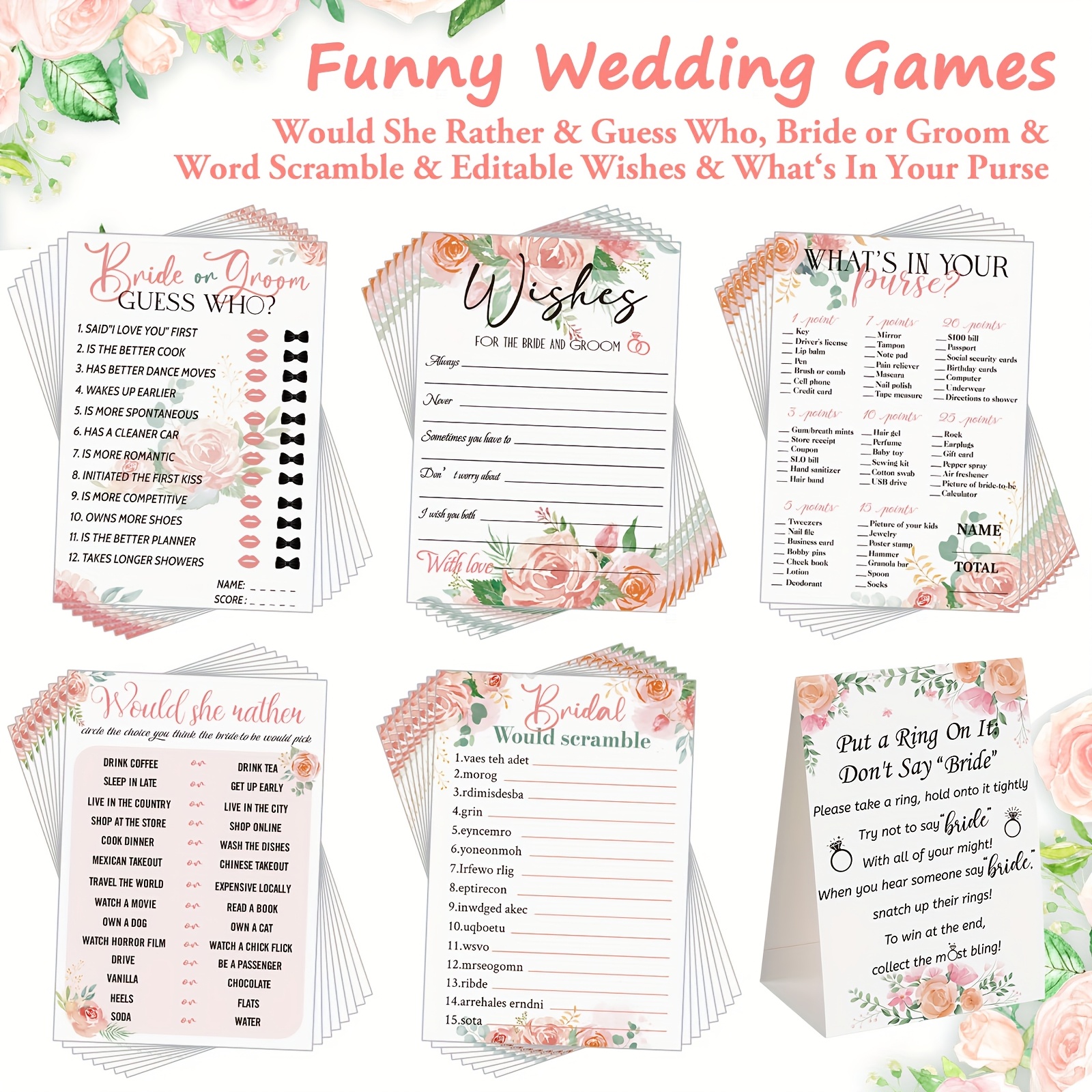 331pcs Party Pack Bridal Showe - огляд і ціна Party Games Bridal Shower